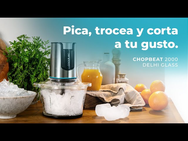 Cecotec ChopBeat 2000 Delhi Glass Picadora Compacta 500W video