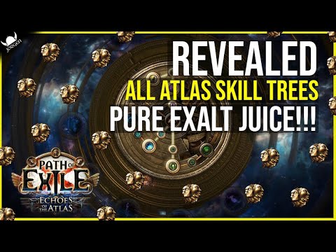 PURE EXALT JUICE... ALL Atlas Passive Trees Revealed - 3.13 Ritual League - Path of Exile