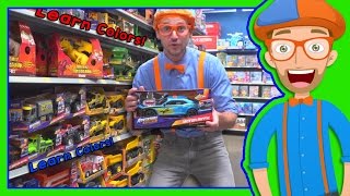 Learn Colors with Blippi Toy Store in 4K - Educati