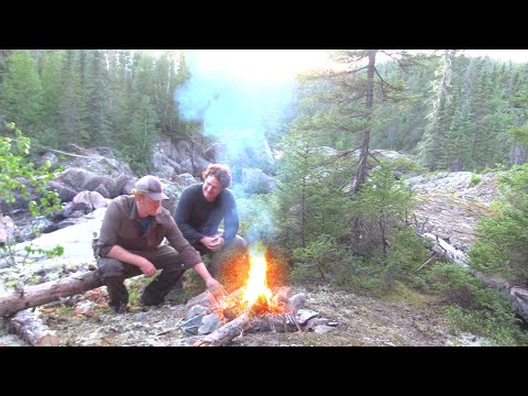 Two Brothers Alone in the Wilderness Ep 4 Return to River - Backpack In - Backcountry Camping