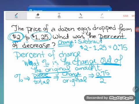 Ged Math Find Percent Decrease