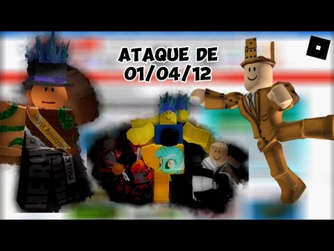 O ATAQUE HACKER de PRIMEIRO de ABRIL de 2012 - ROBLOX