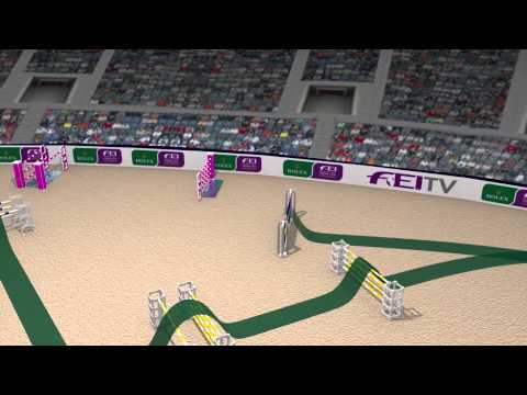 Rolex FEI World Cup™ Final 2013 - Final III Course Walk R2