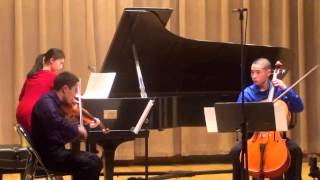 Pierre Jalbert, Trio, 1st movement - Benjamin and Carol Auger Contemporary Music Ensemble