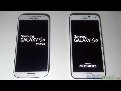 Samsung Galaxy S5 Vs Samsung Galaxy S4 Booting Time