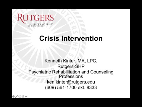Introduction to Crisis Intervention