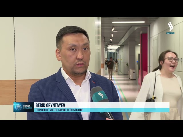 Astana Hub’da, genç girişimciler yeni gelişmelerini tanıttılar