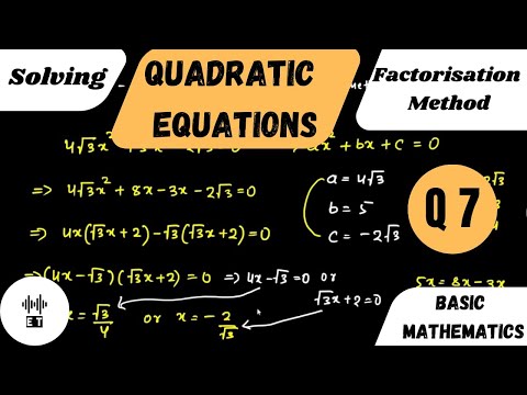 Solving Quadratic Equations Quadratic Formula Method Questions 10