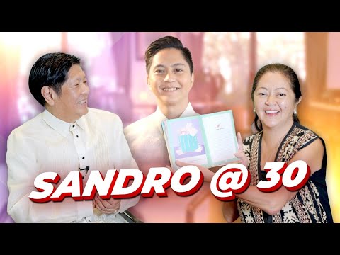 BBM VLOG #256: Sandro @ 30 | Bongbong Marcos