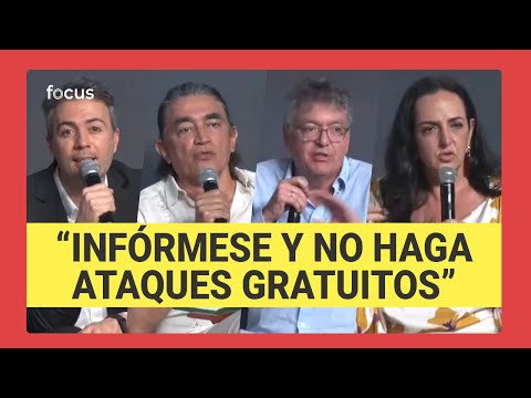 Heated debate between Cabal, Quintero, Bolívar, and Cárdenas on energy transition