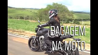 Bagagem na moto