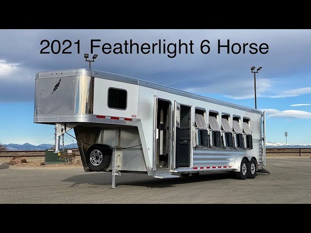 Preview image of 2021 Featherlight 6 Horse Gooseneck youtube video