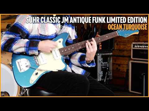 Suhr Classic JM Antique Funk Limited Edition Ocean Turquoise w/Mastery image 11