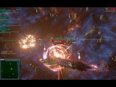 Dark Angels vs Chaos, Heroic Difficulty + Elite Mode 700 points - Battlefleet Gothic Armada