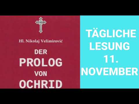 Der Prolog von Ohrid vom 11. (24.) November