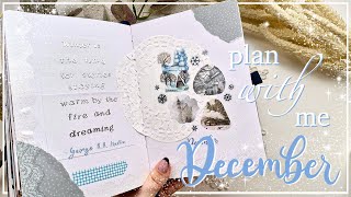 December 2025 | PLAN WITH ME | Winter Theme ❄️ Bullet Journal Setup