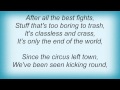 Black Box Recorder - It's Only The End Of The World Lyrics
