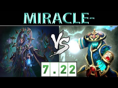Miracle- [Invoker] vs [Storm Spirit] ► Truly M-God ► Dota 2 7.22