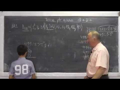 1/2 Lectia 518 - Multimea divizorilor unui numar - Numere prime - Tema la matematica - Clasa 4