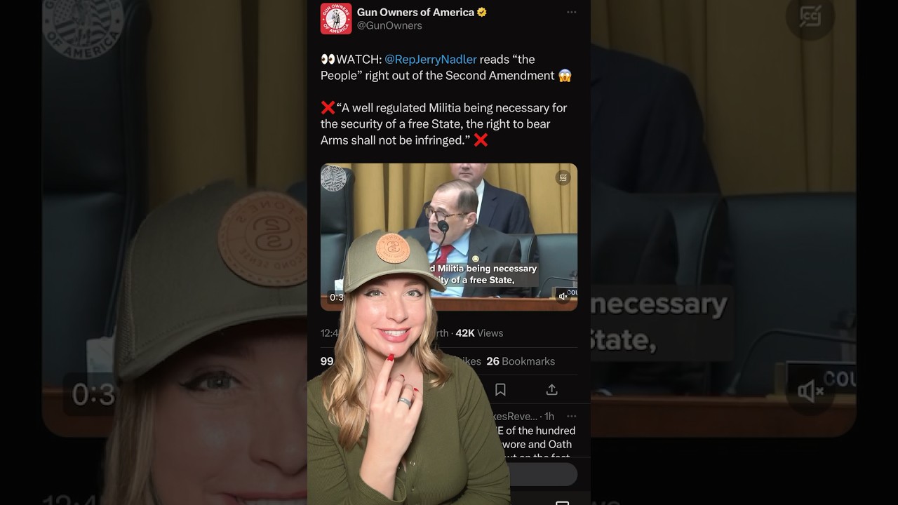Nadler SKIPPED “The People” While Reading 2A?!? #2ndamendment #shortsvideo #shortsfeed #shorts