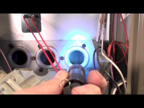 How to service the 80% afue gas furnace, check blower, clean...