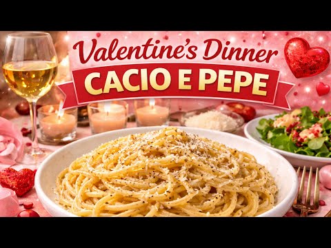 CACIO E PEPE : VALENTINE'S DINNER AT HOME : DATE NIGHT : GIADZY : GIADA DE LAURENTIS : FOOD NETWORK