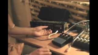 Video thumbnail for DUB Furman rv 1 spring reverb - boss dm 100 analog delay machine - pc2 analog percussion synth by U-N-I-Versus Circuits