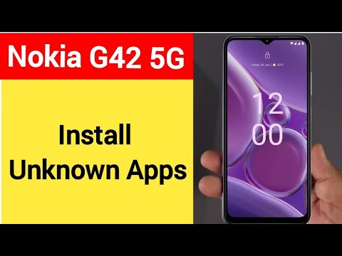How to install unknown apps, install APK, third party app install kaise karen, Nokia G42 5G me app i