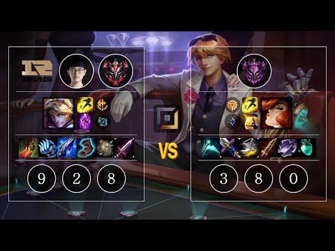 RNG Betty Ezreal vs Miss Fortune Bot - KR GrandMaster Patch 10.10