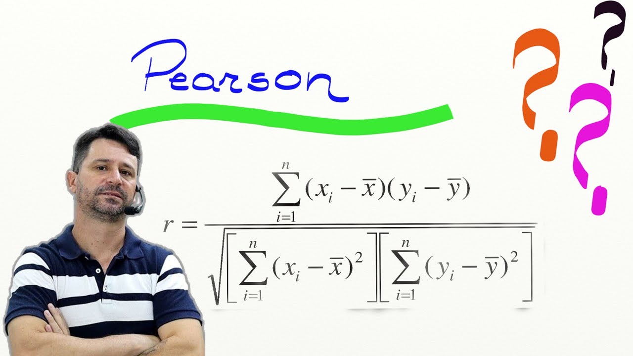 Correlação de Pearson - Como determinar o coeficiente de correlação de Pearson usando a fórmula,