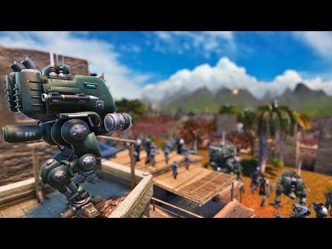 1,500,000 KHORNE ARMY ATTACK SPACE MARINE FORT - Epic Battle Simulator 2 - UEBS 2
