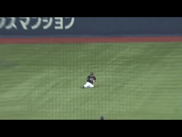 【2回表】バファローズ・武田 反応よく前へ突っ込み好捕!! 2017/6/10 Bs-D