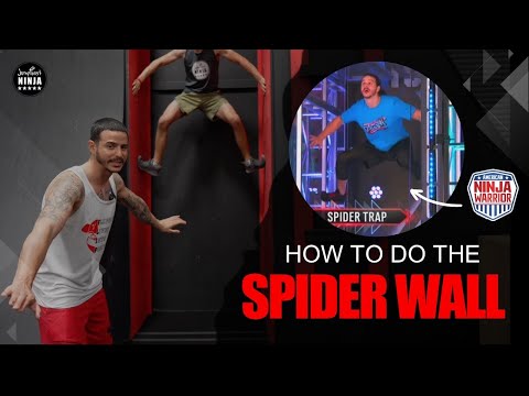 HOW TO DO THE SPIDER WALL | Flip Rodriguez Ninja Warrior Obstacle Tutorial |Jumptwist Ninja
