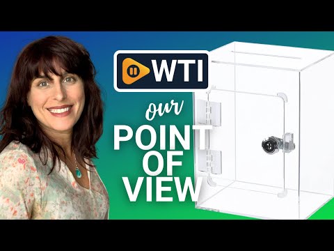 Acrylic Donation Ballot Box - WTI product video review