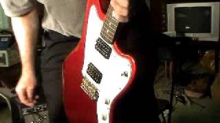 The Changing of The Pickups in my Candy Apple Red Squier Vista Series Jagmaster - 4 -15 -2009