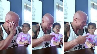 Dwayne Johnson&#39;s Daughter Refuses To Believe That Her Daddy Is Actually A Maui
