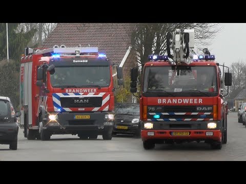 [14.04.2018] Brandweer uitgerukt voor schoorsteenbrand Tsjerkestrjitte Driezum