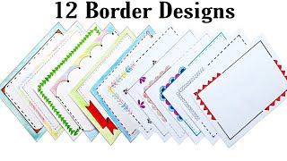 12 Border Designs/Border Design for Project/Projec