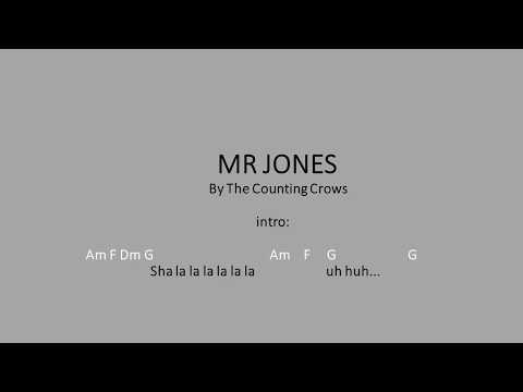 Mr Jones - Counting Crows - Easy chords and lyrics