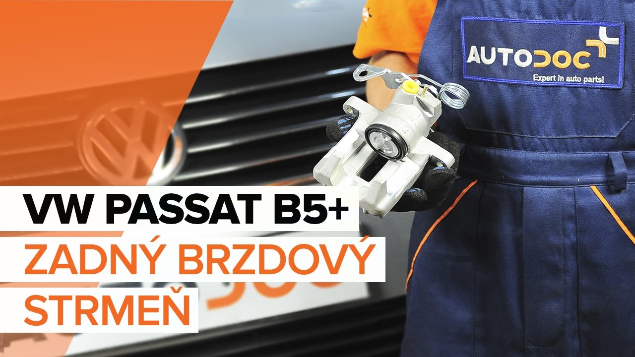 Ako vymeniť zadné brzdový strmeň na VW Passat B5 Variant – návod na výmenu