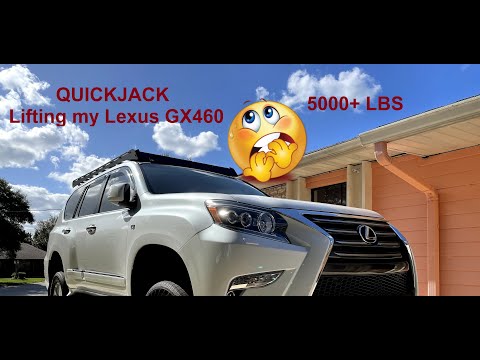 Using Quickjack to lift my 5000+LBS Lexus GX460