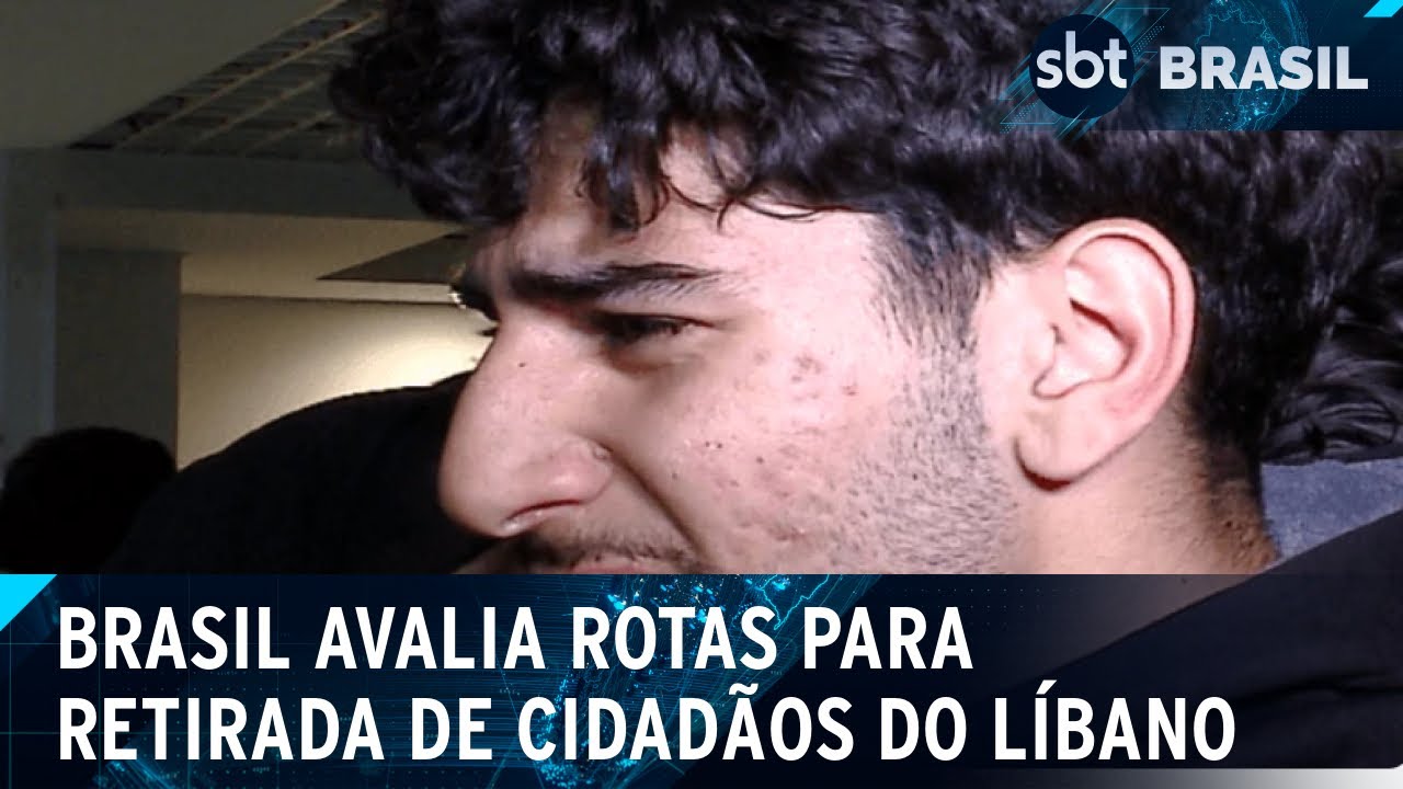 Brasileiro que perdeu o pai e o irmão em bombardeios no Líbano chega ao país | SBT Brasil (27/09/24)