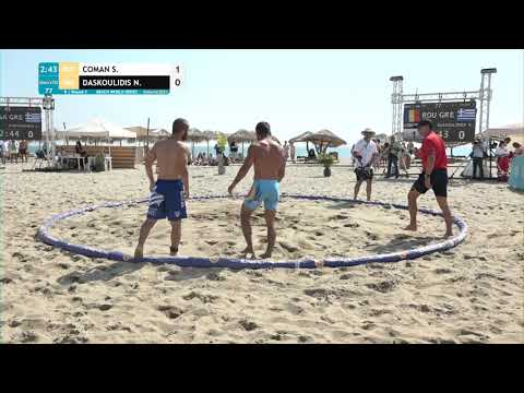 Round 3 Men's BW - 70 kg: S. COMAN (ROU) v. N. DASKOULIDIS (GRE)