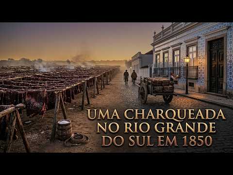 Assim Era a Vida Dentro de uma Charqueada no Rio Grande do Sul em 1850 | Reconstrução com IA