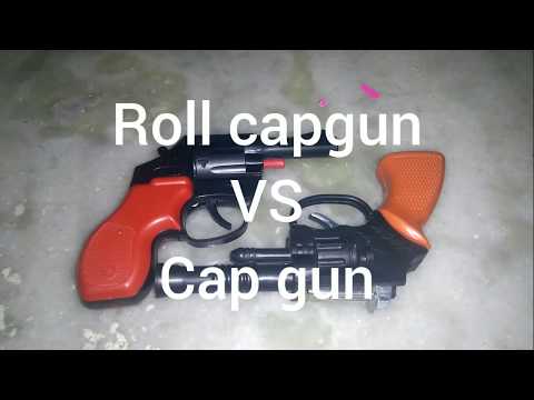Cap gun VS Roll cap gun... review and firing