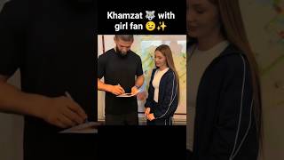 Download lagu khamzat chimaev 🐺 with girl fan 😉✨ mp3