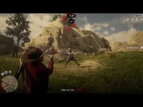 An IDiOTiC-SlapStick-Griefer Decides Not to Pursue, Watch Me Own the NPC Bad Guys! - Red Dead Online