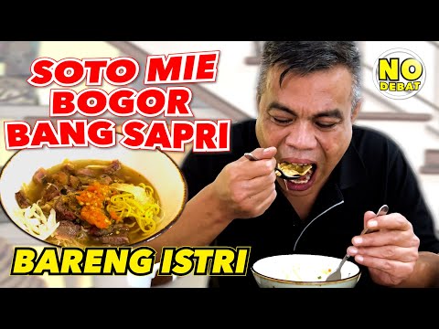 KULIDEL - MAKAN SOTO MIE BOGOR BANG SAPRI BARENG ISTRI