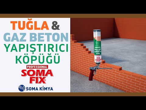 S919 Somafix Tuğla & Gaz Beton Tabancalı Yapıştırıcı Köpük