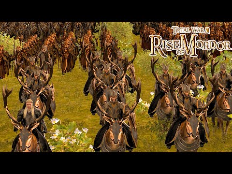 Rise Of Mordor -  30000 Woodland Realm Troops VS 18000 Rohan Troops - LOTR  Cinematic Battle